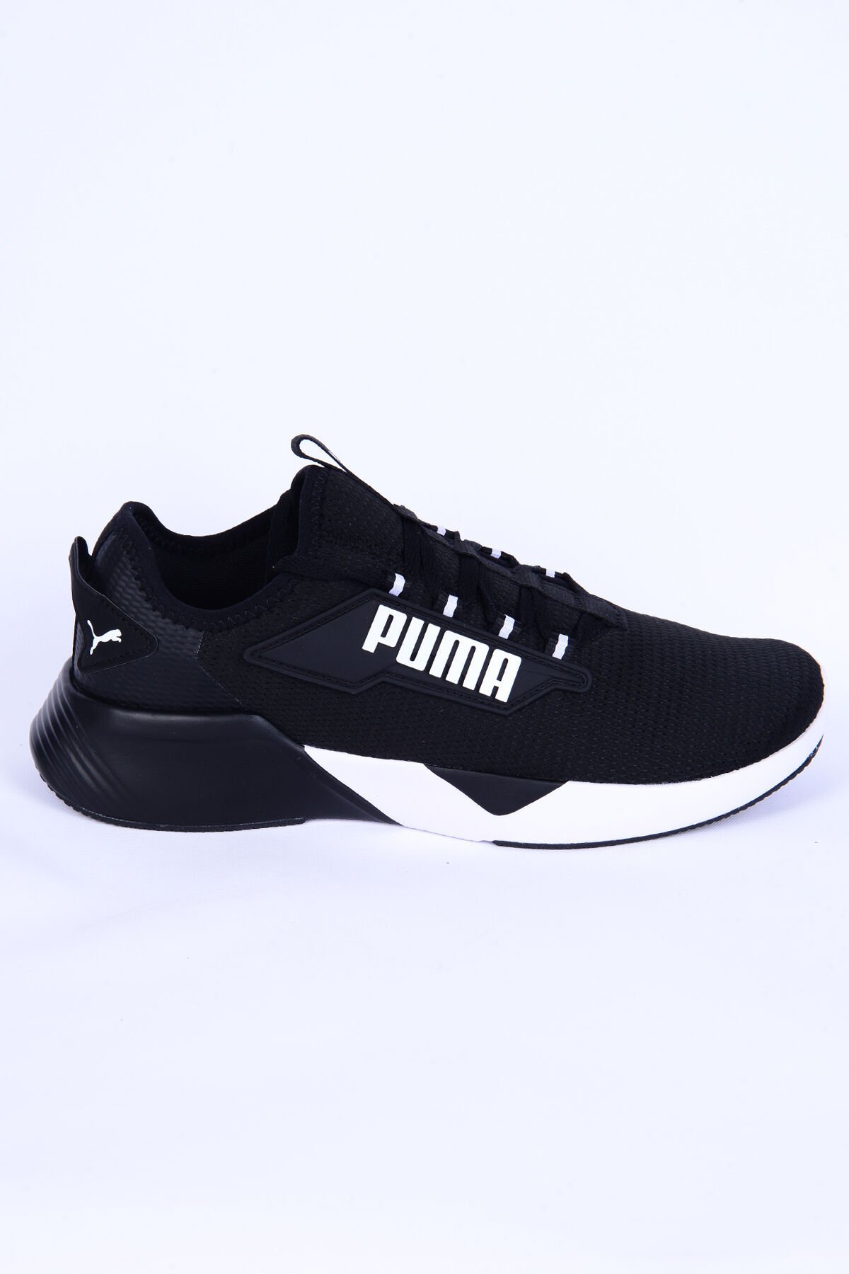 Puma 376676-01 Retaliate 2 Fileli Ortopedik Taban Hafif Esnek Rahat Siyah Günük Erkek Spor Ayakkabı