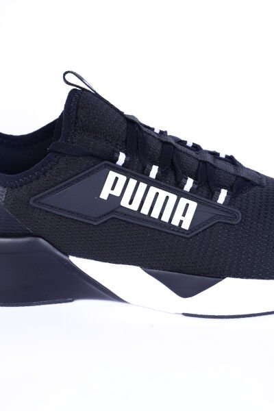 Puma 376676-01 Retaliate 2 Fileli Ortopedik Taban Hafif Esnek Rahat Siyah Günük Erkek Spor Ayakkabı