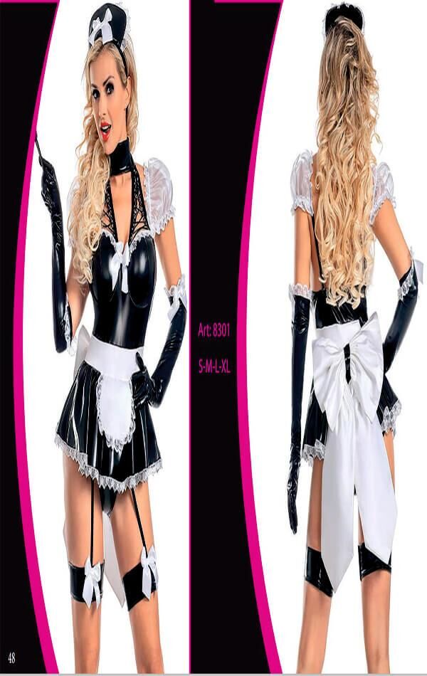 For Dreams 8301 Kadın Siyah Fantezi Gecelik