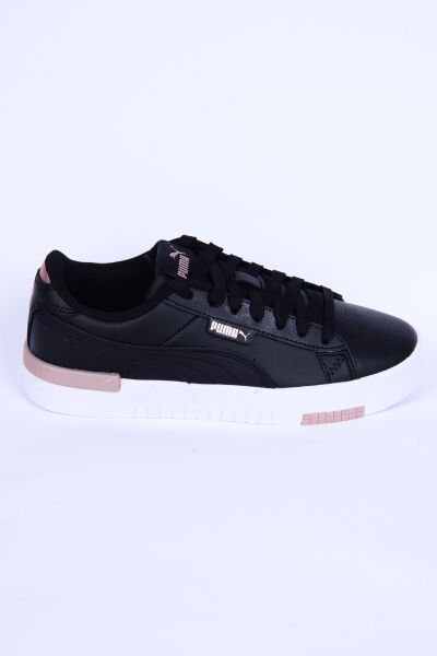 Puma 386401-07 Jada Renew Deri Ortopedik Taban Bağcıklı  Esnek Hafif Siyah Günlük Kadın Spor Ayakkabı