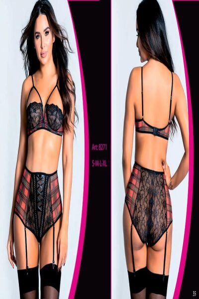 For Dreams 8271 Kadın Siyah Fantezi Gecelik