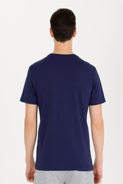 U.S Polo 1571124  Lacivert Baskılı Bisiklet Yaka Erkek T-shirt