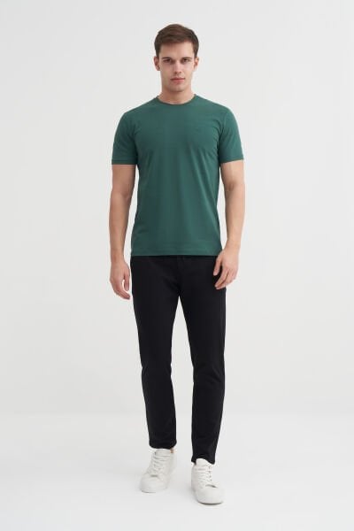 Cazador 24YCEEO04623 Hunter Erkek Slim Fit Dar Kesim Bisiklet yaka %100 Pamuk Tşört