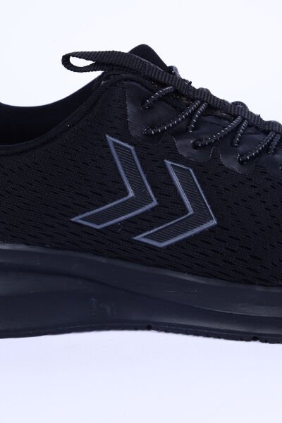 Hummel 900509 Mokka Fileli Faylon Taban Şevron Detaylı Esnek Siyah Günlük Unisex Spor Ayakkabı