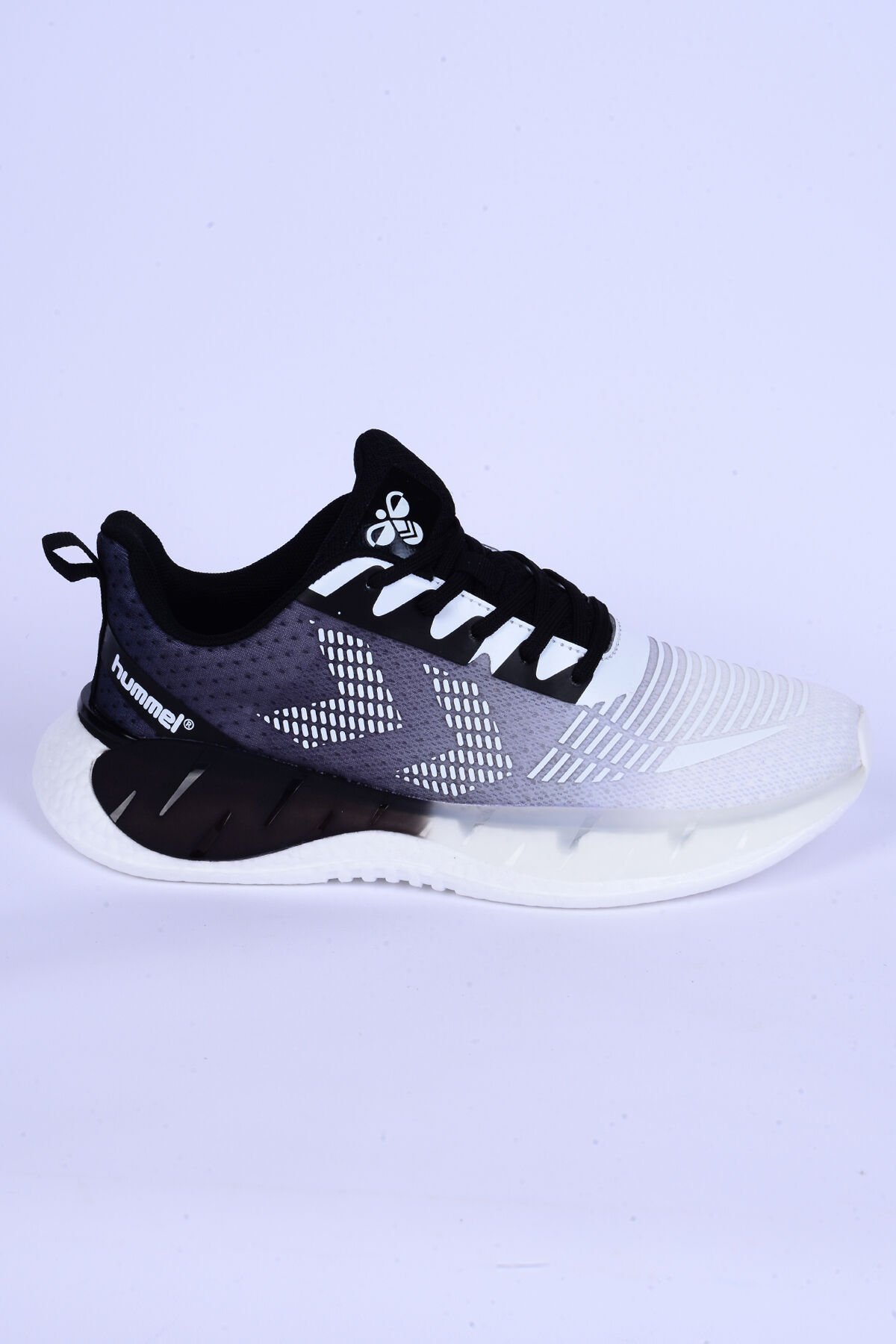 Hummel 900483 Bolt Fileli Faylon Taban Renk Geçişli Esnek Rahat Taban Beyaz Günlük Erkek Spor Ayakkabı