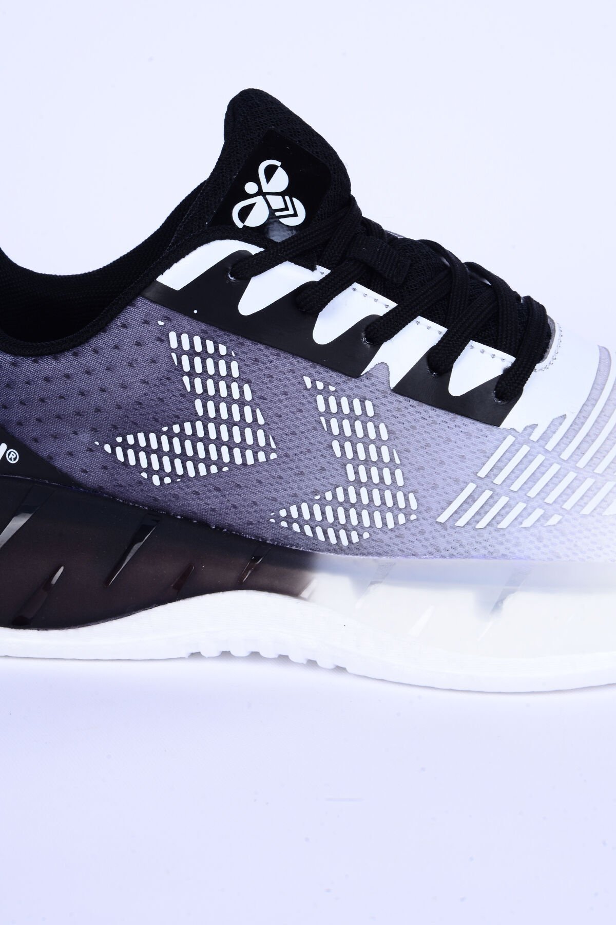 Hummel 900483 Bolt Fileli Faylon Taban Renk Geçişli Esnek Rahat Taban Beyaz Günlük Erkek Spor Ayakkabı