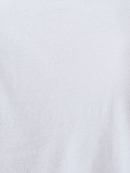 Loft 2038693 Beyaz Erkek Bisiklet Yaka Göğüsten Yazı Detaylı T-Shirt