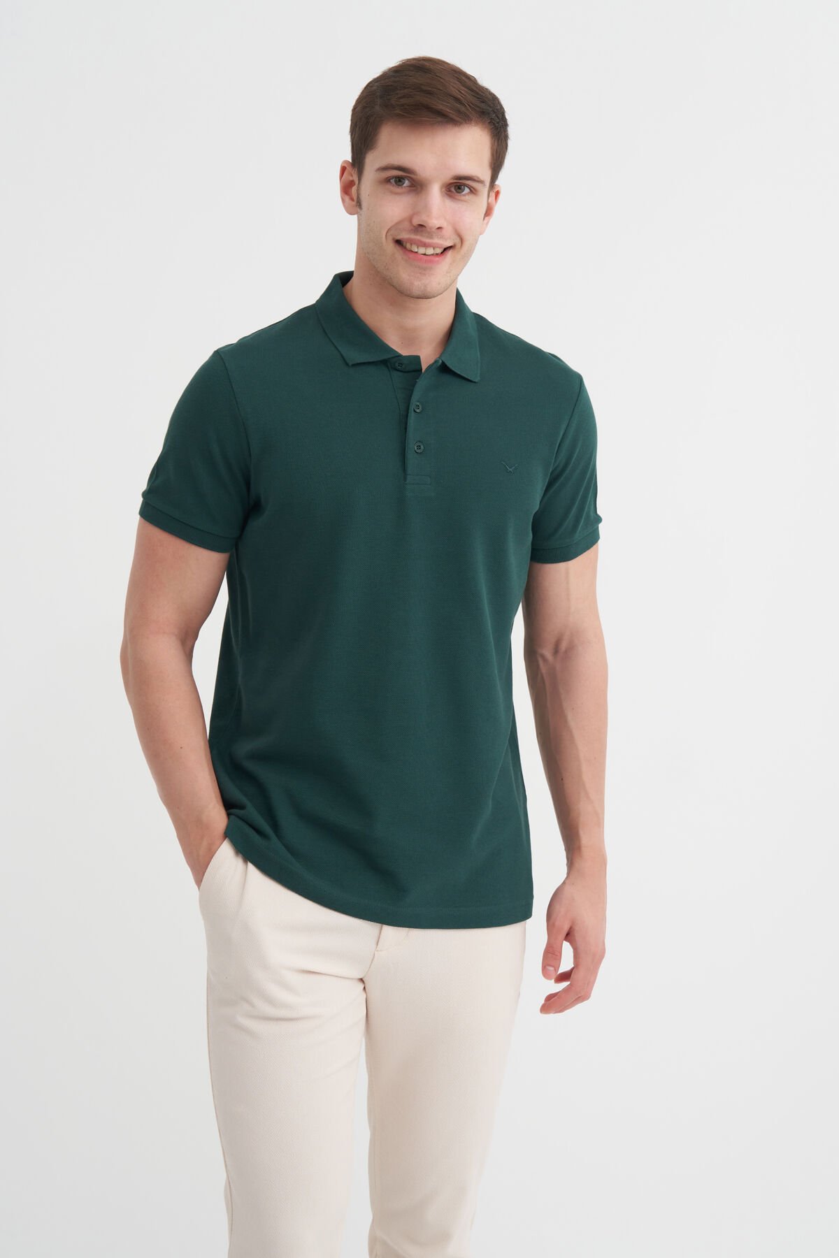Cazador 25YCEEOB4613 Hunter Erkek Battal Fit Polo Yaka T-shirt