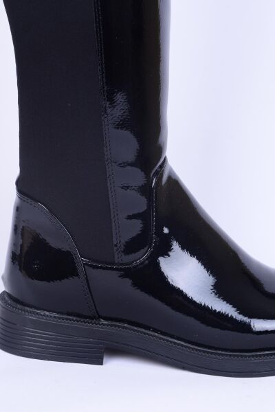 Pierre Cardin 52066 Siyah Rugan Kadın Uzun Bot