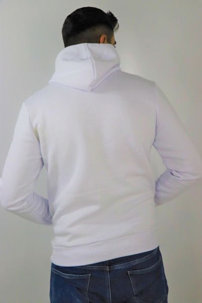 FBI 95082 Erkek Beyaz Bisiklet Yaka Sweatshirt