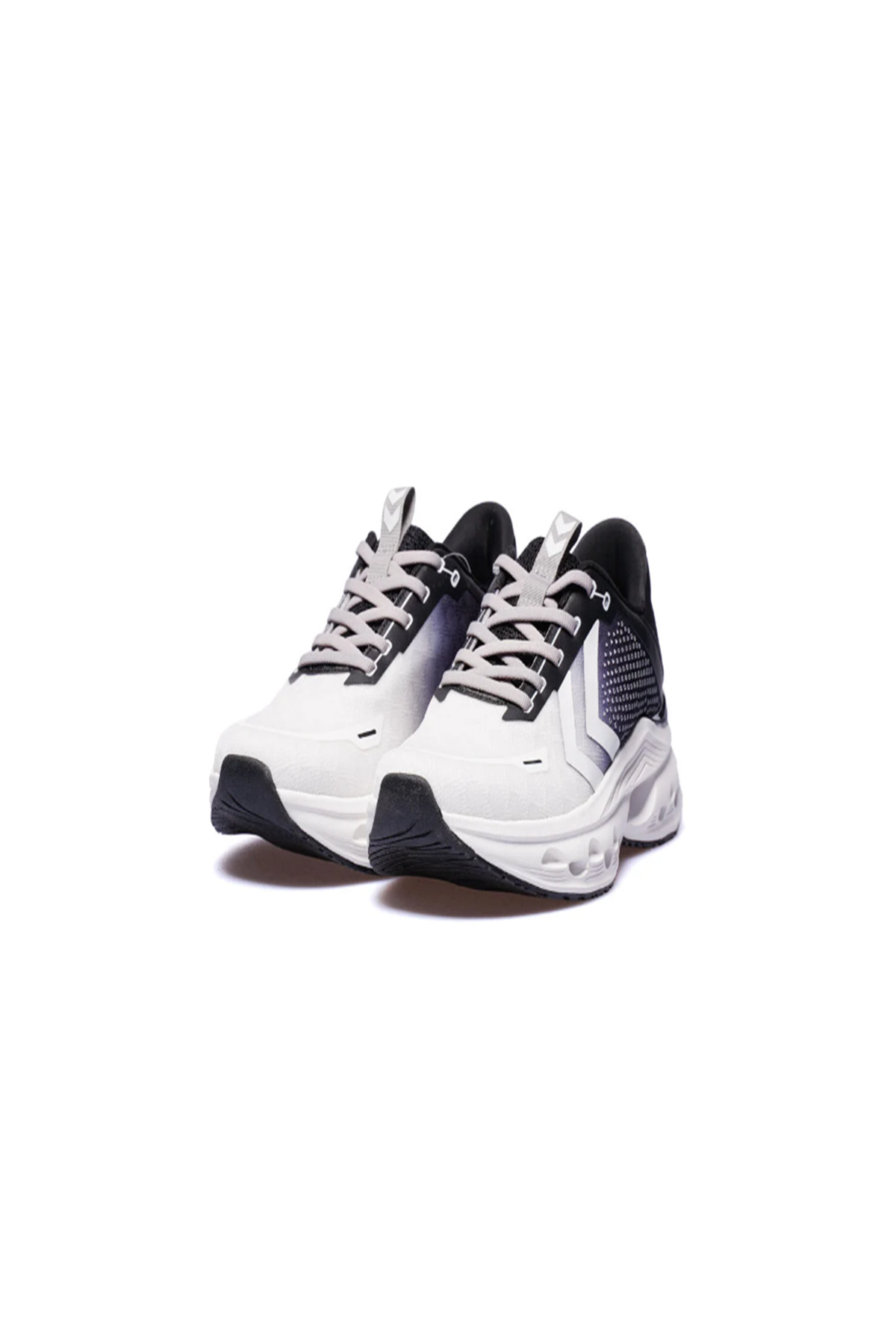 Hummel 900682-9124 HML HORIZON Suni Deri Ve Tekstil Üst Yüzey Rahat Taban Siyah-Beyaz Erkek Spor Ayakkabı