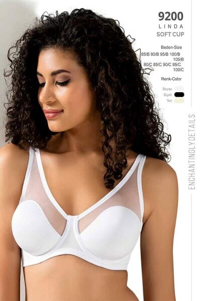 Le Jardin 9200 Kadın Beyaz Toparlayıcı Sütyen