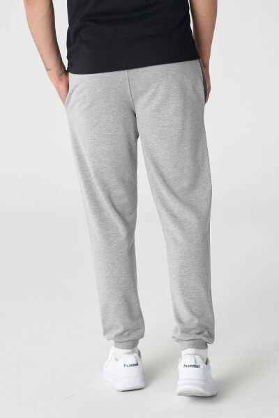 Hummel 931893 Gri Erkek Daralan paça Beli Paçası Lastikli Alt Eşofman