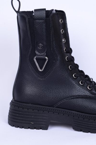 Pierre Cardin 52417 Siyah Fermuarlı Kadın Bot