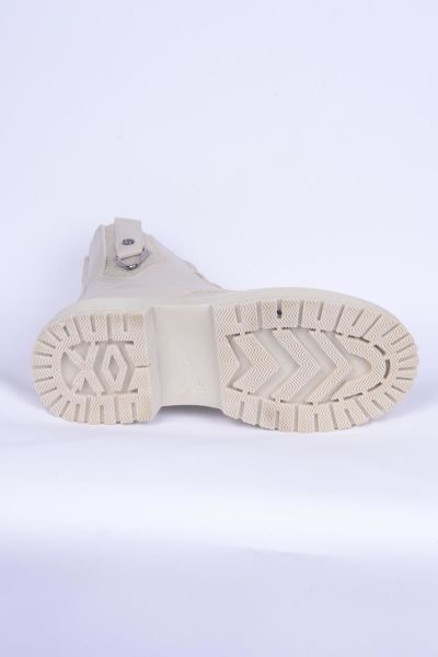 Pierre Cardin 52417 Krem Fermuarlı Kadın Bot