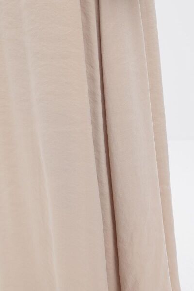 Allday S32037A0 Bej Kadın V Yakalı Modal Etekli Takım