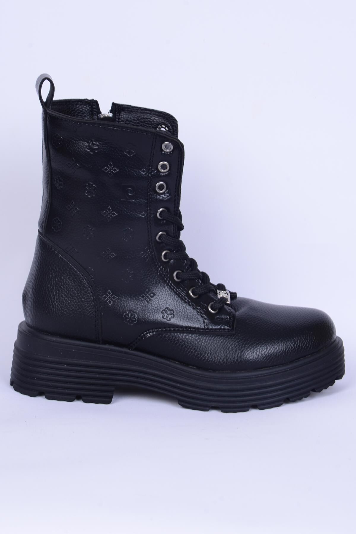 Pierre Cardin 52403 Siyah Desenli Kadın Bot