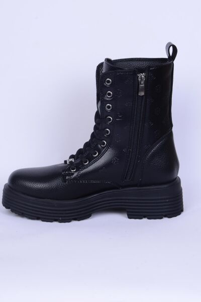 Pierre Cardin 52403 Siyah Desenli Kadın Bot