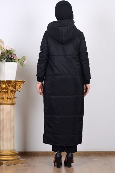 Armine 24KT740 Siyah Kadın Kapitone Mont