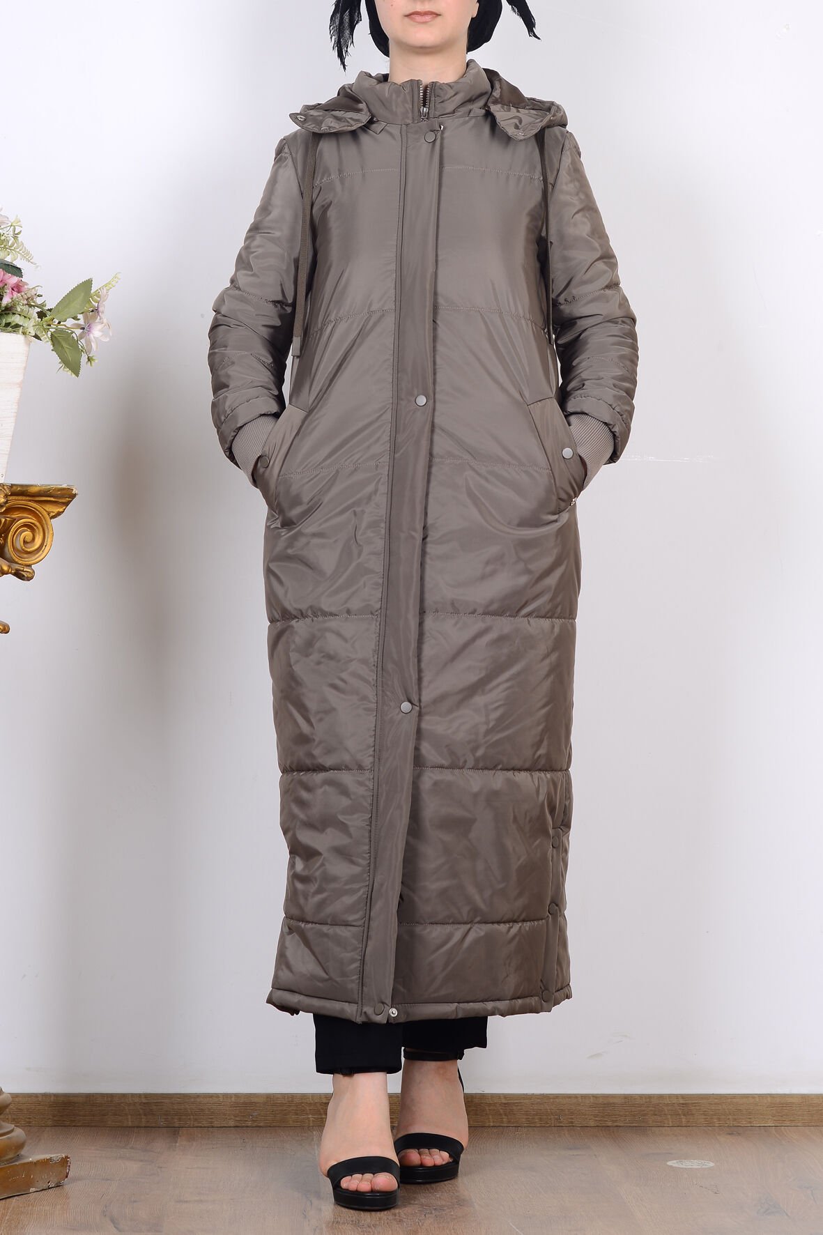 Armine 24KT740 Vizon Kadın Kapitone Mont
