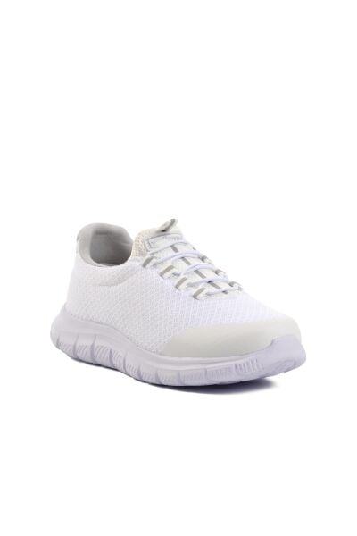 Walkway Flexible G Beyaz-Gümüş Kadın Spor Ayakkabı