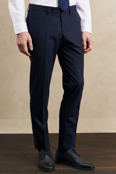 Altınyıldız 4A3110000004 Lacivert Yelekli Silim Fit Taylon Takım Elbise