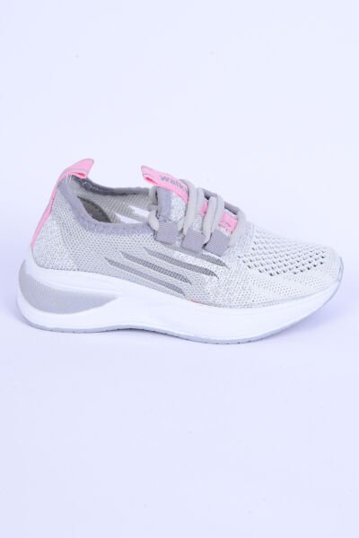 Walkway Ravello Fileli Rahat Taban Buz-Pudra Günlük Kız Çocuk Spor Ayakkabı