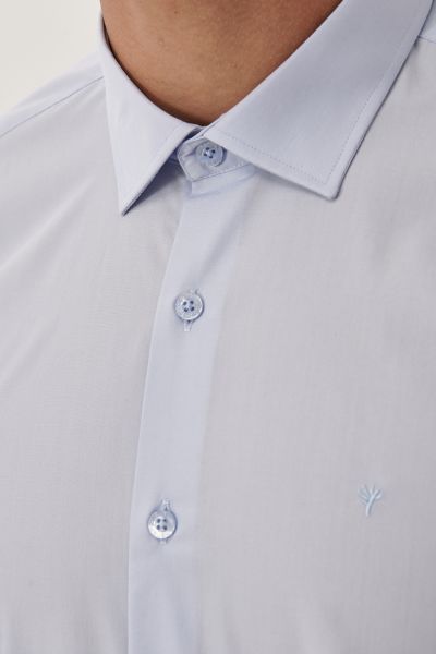 Altınyıldız 4A2000000001 PAR NM Tailored Açık Mavi Erkek Silim Fit Gömlek