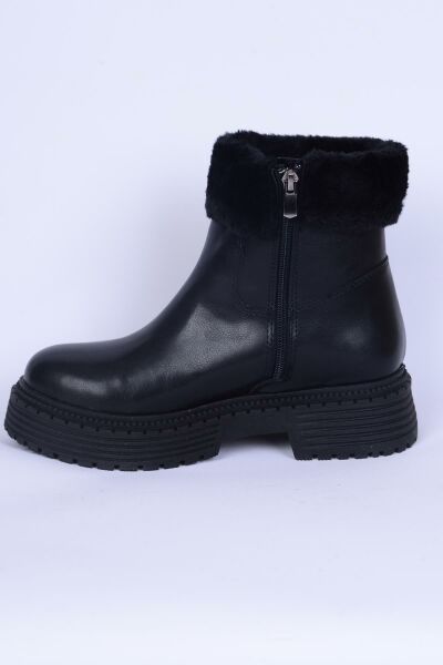 Pierre Cardin 52415 Siyah Kadın Deri Bot