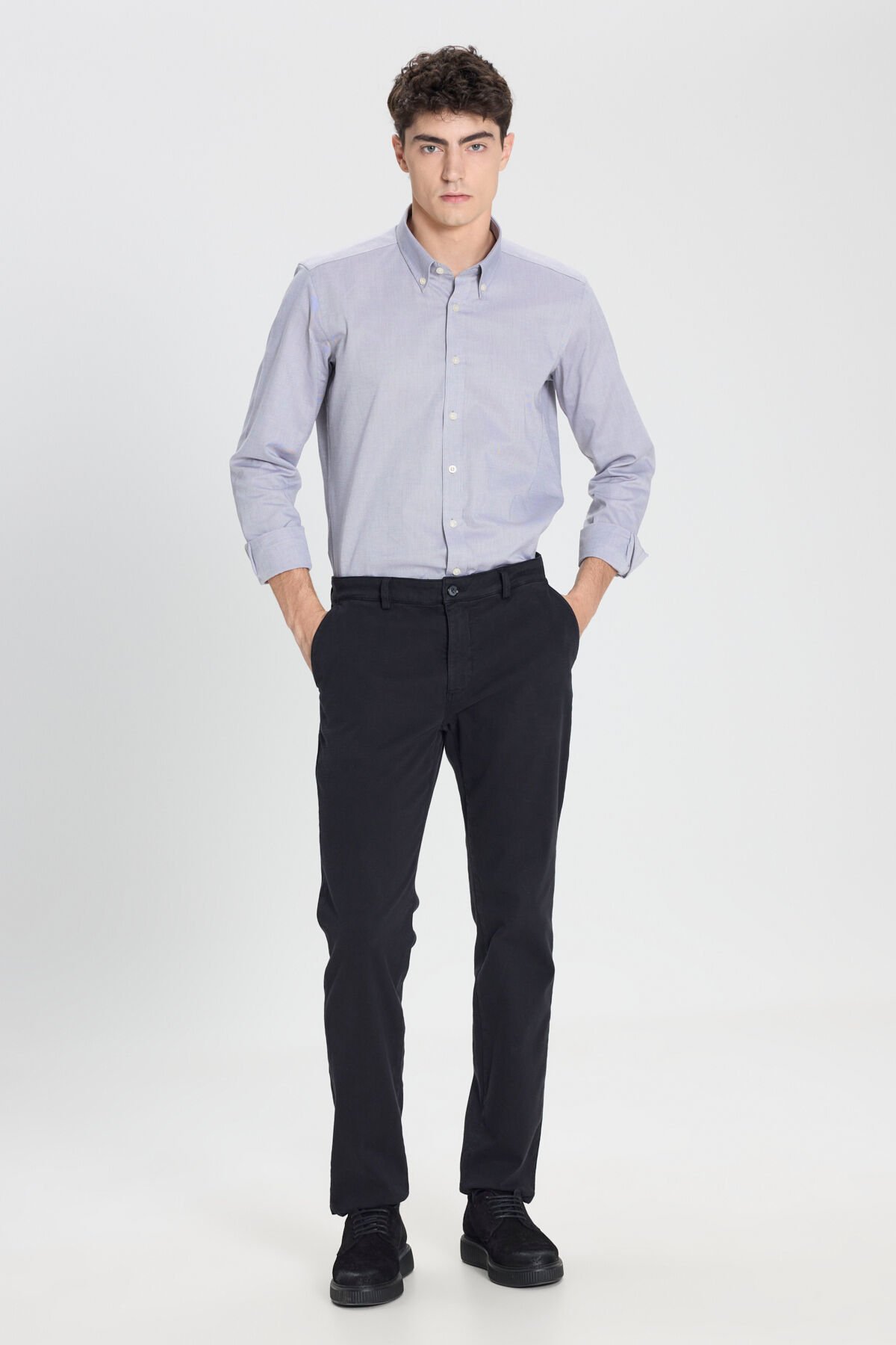 Altınyıldız ACE012510149 Siyah Erkek Önde Yan Cepli Pantalon