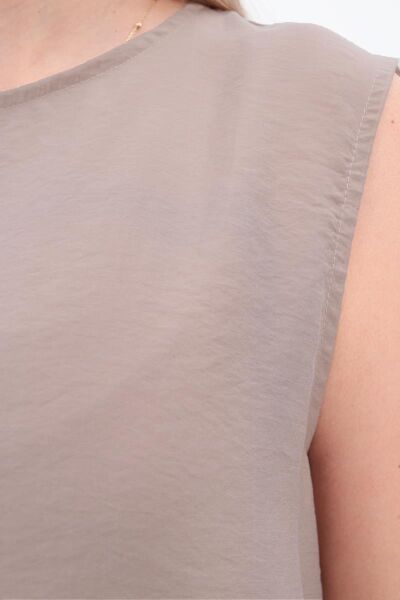 Allday BDX16021AL0 Vizon Kadın Basic Sıfır Kollu İçlik Tunik