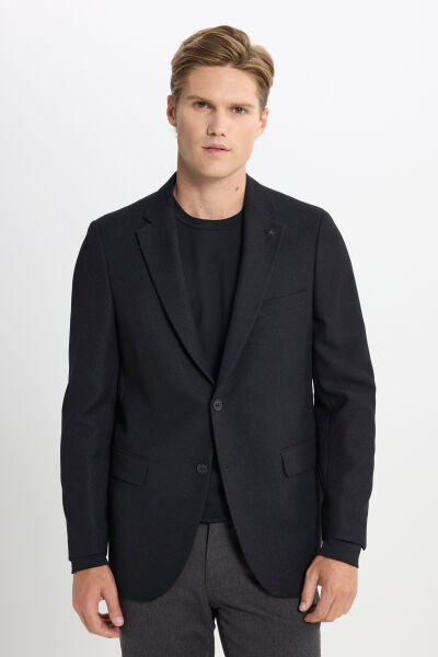 Altınyıldız ACE042510099 Siyah Erkek Daos Blazer Astarsız Klasik Ceket