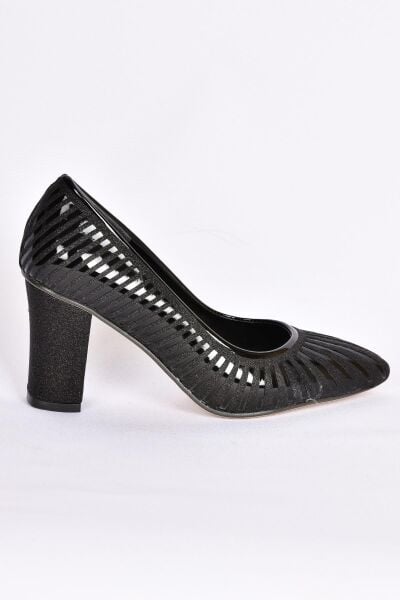 Pierre Cardin 52037 Kadın Siyah Topuklu Ayakkabı