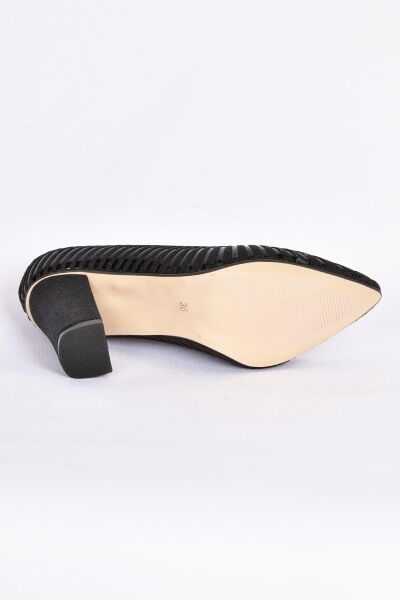 Pierre Cardin 52037 Kadın Siyah Topuklu Ayakkabı