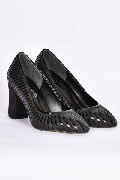 Pierre Cardin 52037 Kadın Siyah Topuklu Ayakkabı