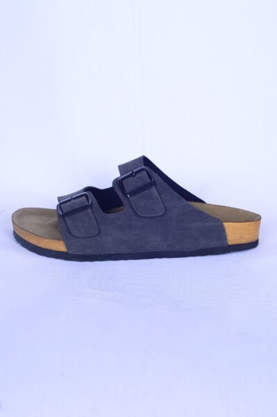 Kuum KM15502 Siyah Erkek Günlük Nubuk Terlik