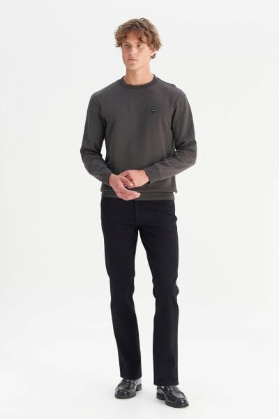 Wrangler W252025533W Antrasit Erkek Bisiklet Yaka Regular Fit Sweatshirt