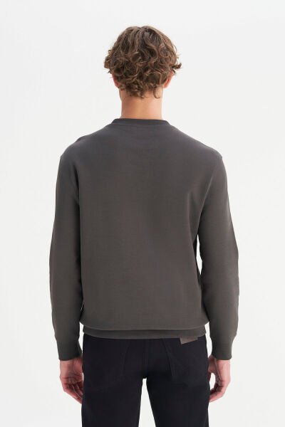 Wrangler W252025533W Antrasit Erkek Bisiklet Yaka Regular Fit Sweatshirt