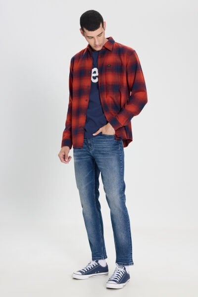 Lee L242519600 Kırmızı Erkek Oduncu Gömleği