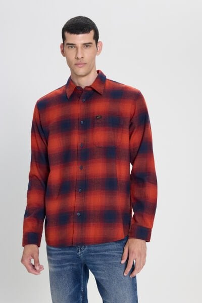 Lee L242519600 Kırmızı Erkek Oduncu Gömleği