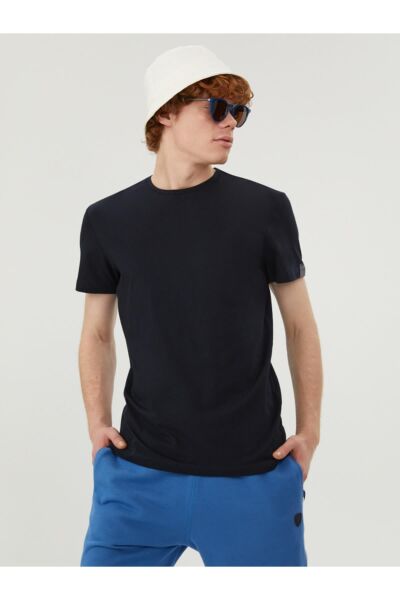 Loft 2029278 Erkek Siyah Bisiklet Yaka T-shirt