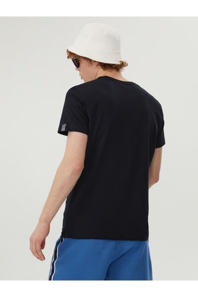 Loft 2029278 Erkek Siyah Bisiklet Yaka T-shirt