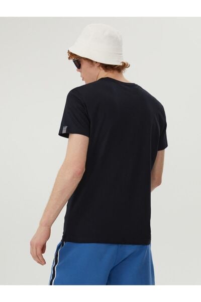 Loft 2029278 Erkek Siyah Bisiklet Yaka T-shirt
