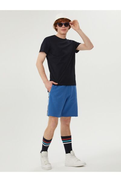 Loft 2029278 Erkek Siyah Bisiklet Yaka T-shirt