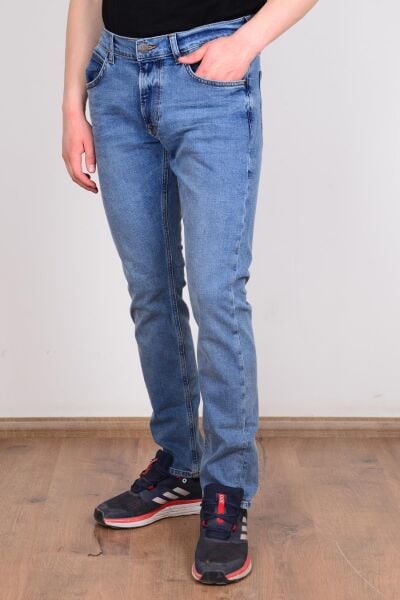 Lee L70700024381 Mavi Erkek Dare Pamuklu Straight Fit Cepli Esnek Jean Denim Kot Pantolon