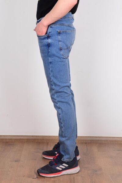 Lee L70700024381 Mavi Erkek Dare Pamuklu Straight Fit Cepli Esnek Jean Denim Kot Pantolon