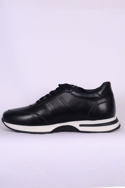 Pierre Cardin 109665 Sneakers Deri Erkek Siyah Günlük Ayakkabı