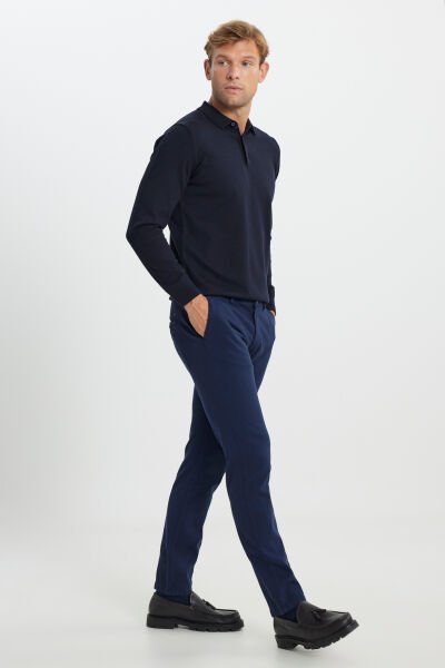 Altınyıldız ACE012510149 Lacivert Erkek Önde Yan Cepli Pantalon
