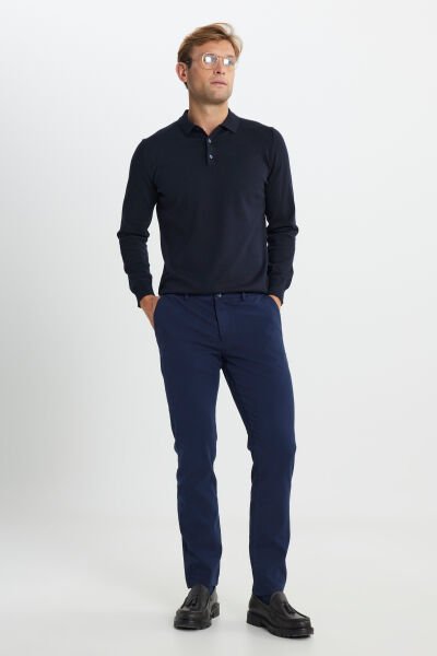 Altınyıldız ACE012510149 Lacivert Erkek Önde Yan Cepli Pantalon