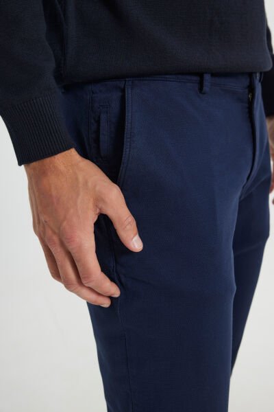 Altınyıldız ACE012510149 Lacivert Erkek Önde Yan Cepli Pantalon